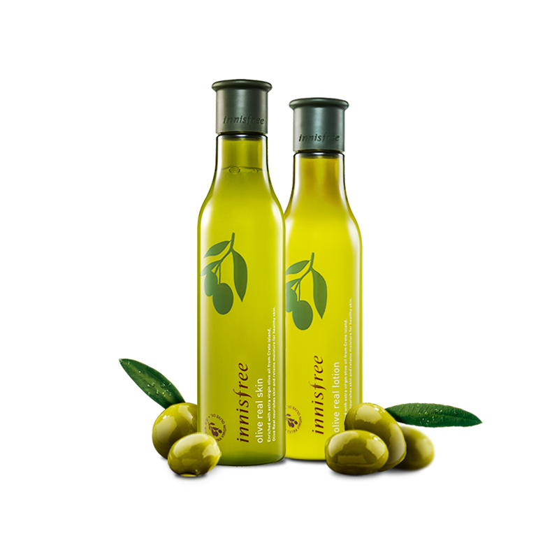 Innisfree 悦诗风吟 橄榄油肤质提升水乳套装